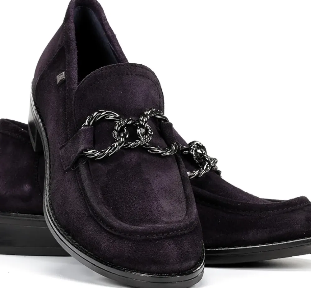 Fluchos Calzado Casual|Zapatos Cómodos Tacón>HARVARD D9117 Mocasín Morado