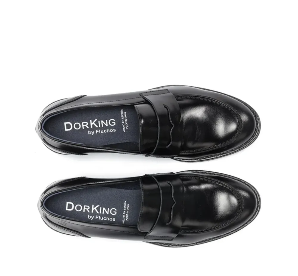 Fluchos Dorking By Fluchos|Calzado Casual>HARVARD D8710 Mocasín Negro