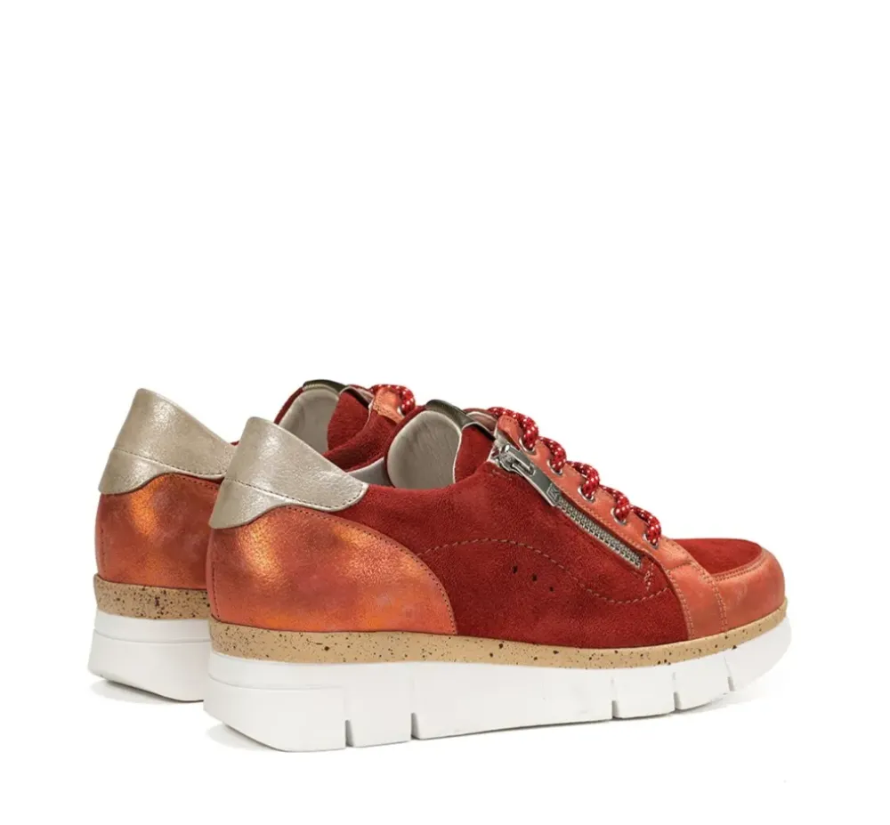 Fluchos Mujer>INDIA D9300 Deportivo Rojo