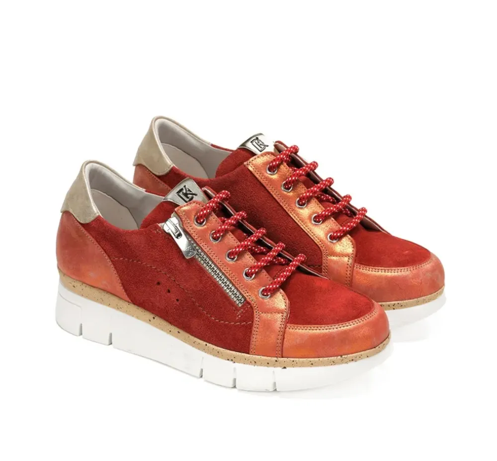 Fluchos Mujer>INDIA D9300 Deportivo Rojo