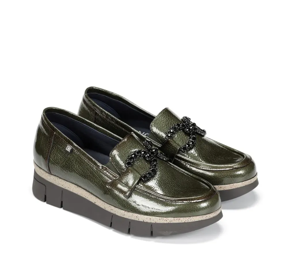 Fluchos Dorking By Fluchos|Calzado Casual>INDIA D9325 Mocasín Verde