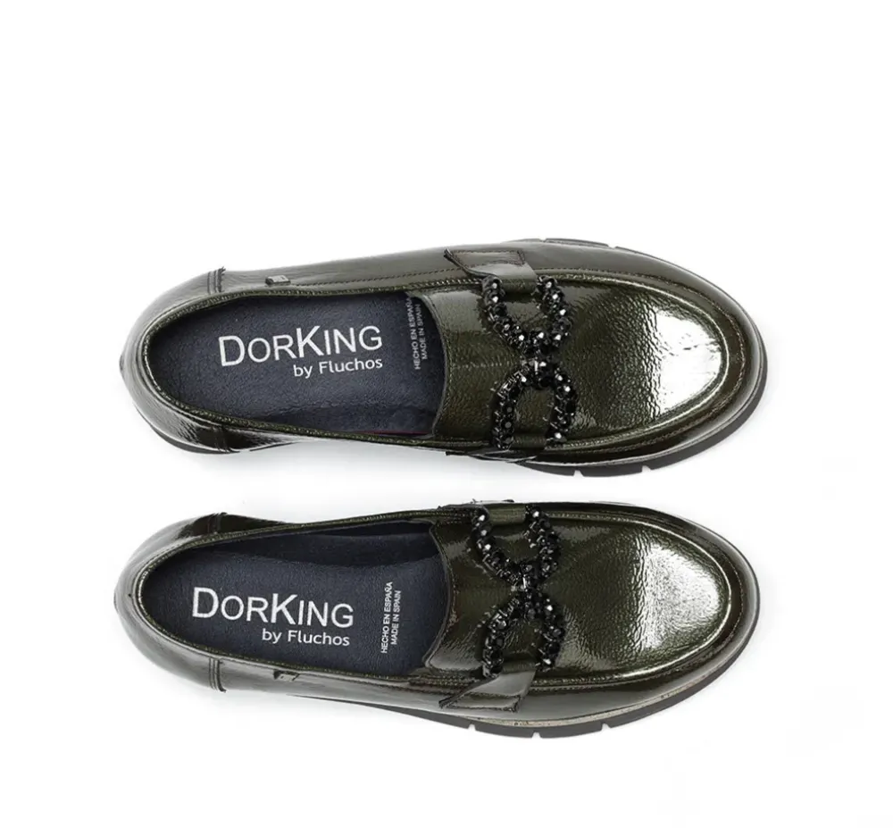 Fluchos Dorking By Fluchos|Calzado Casual>INDIA D9325 Mocasín Verde