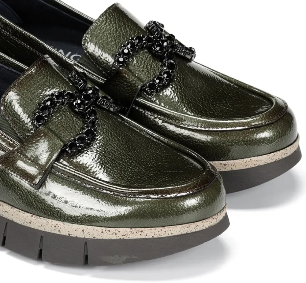 Fluchos Dorking By Fluchos|Calzado Casual>INDIA D9325 Mocasín Verde