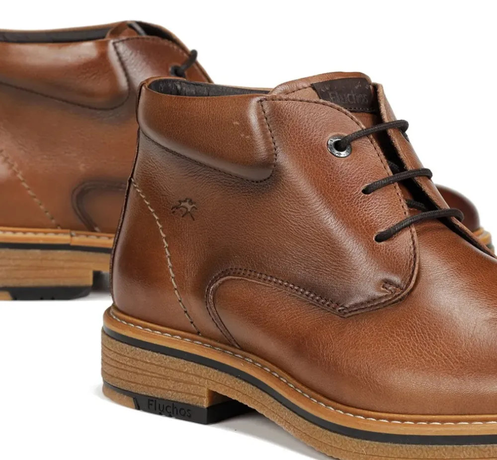 Fluchos Calzado Casual|Botines>KASPER F1816 Botín Marrón