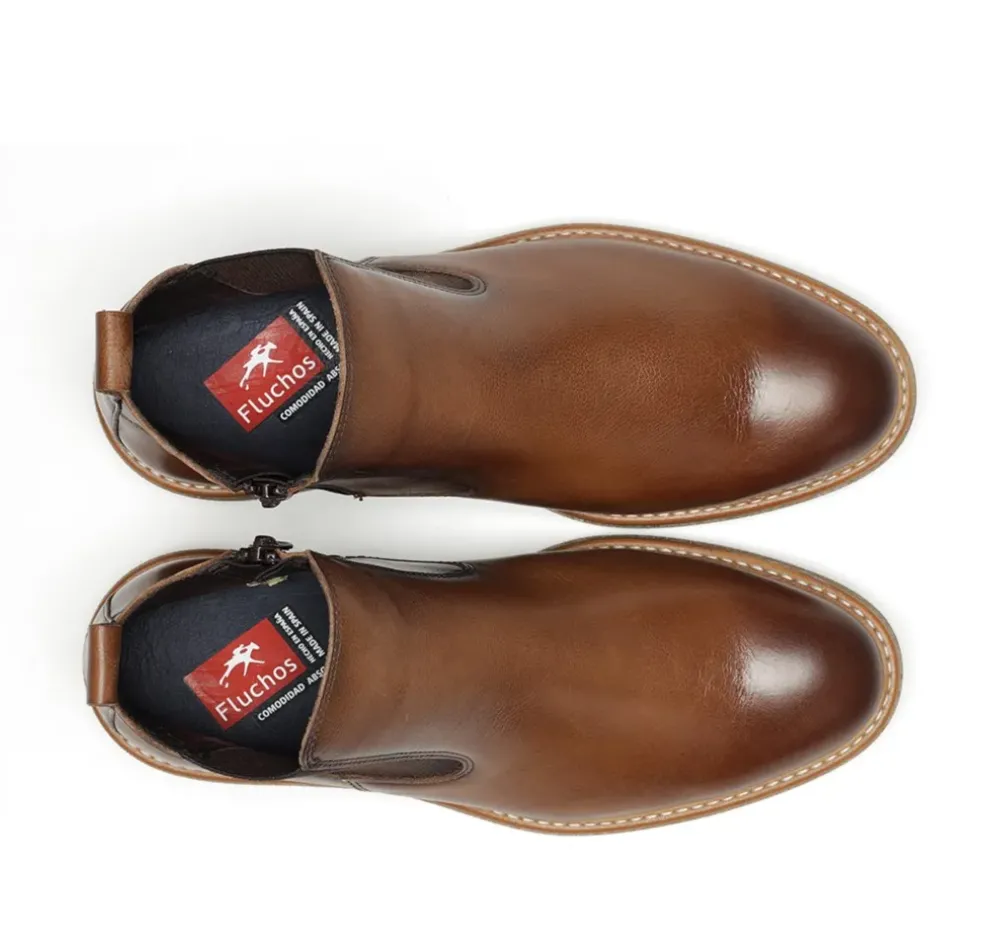 Fluchos Calzado Casual|Botines>KASPER F1817 Botín Marrón