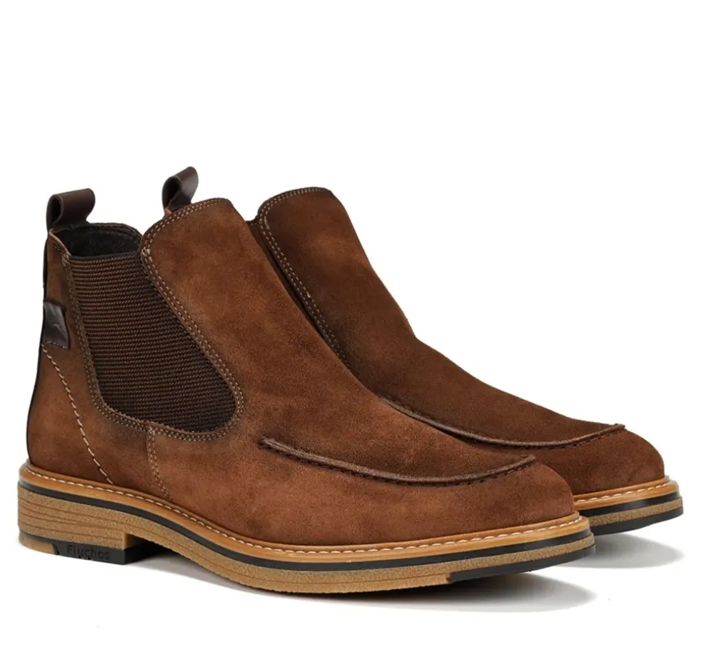 Fluchos Calzado Casual|Botines>KASPER F1821 Botín Marrón