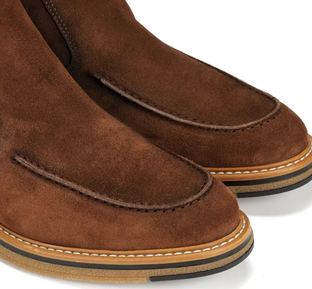 Fluchos Calzado Casual|Botines>KASPER F1821 Botín Marrón