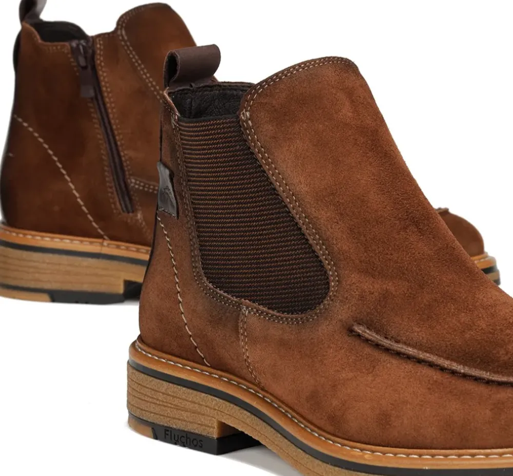 Fluchos Calzado Casual|Botines>KASPER F1821 Botín Marrón