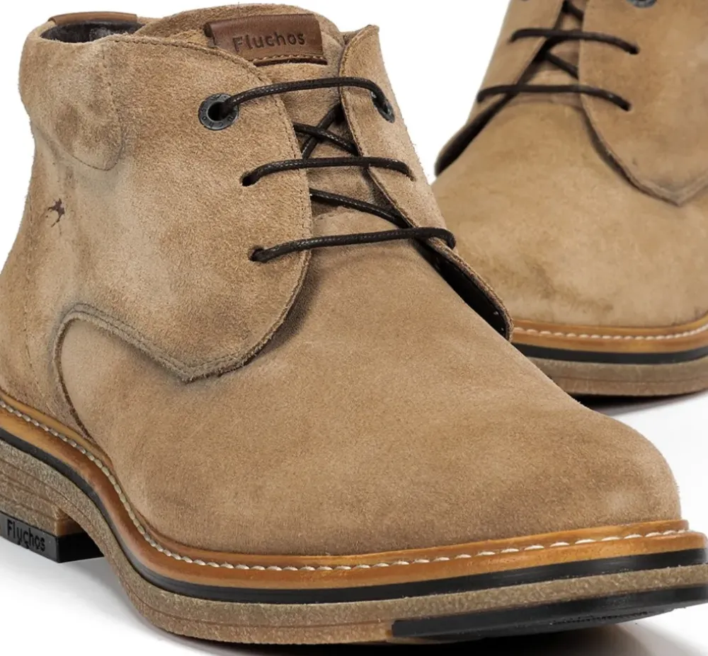 Fluchos Calzado Casual|Botines>KASPER F1816 Botín Taupe