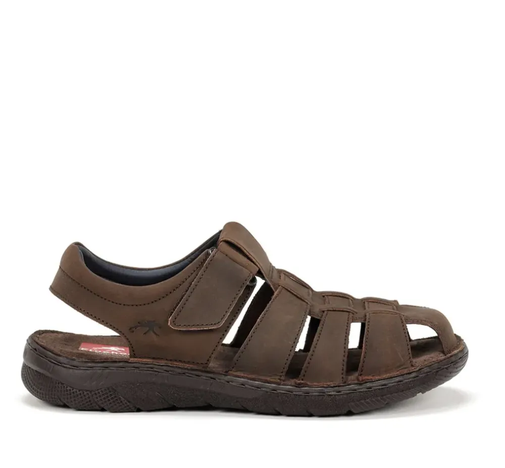 Fluchos Hombre>KEOPS F1754 Sandalia Marrón