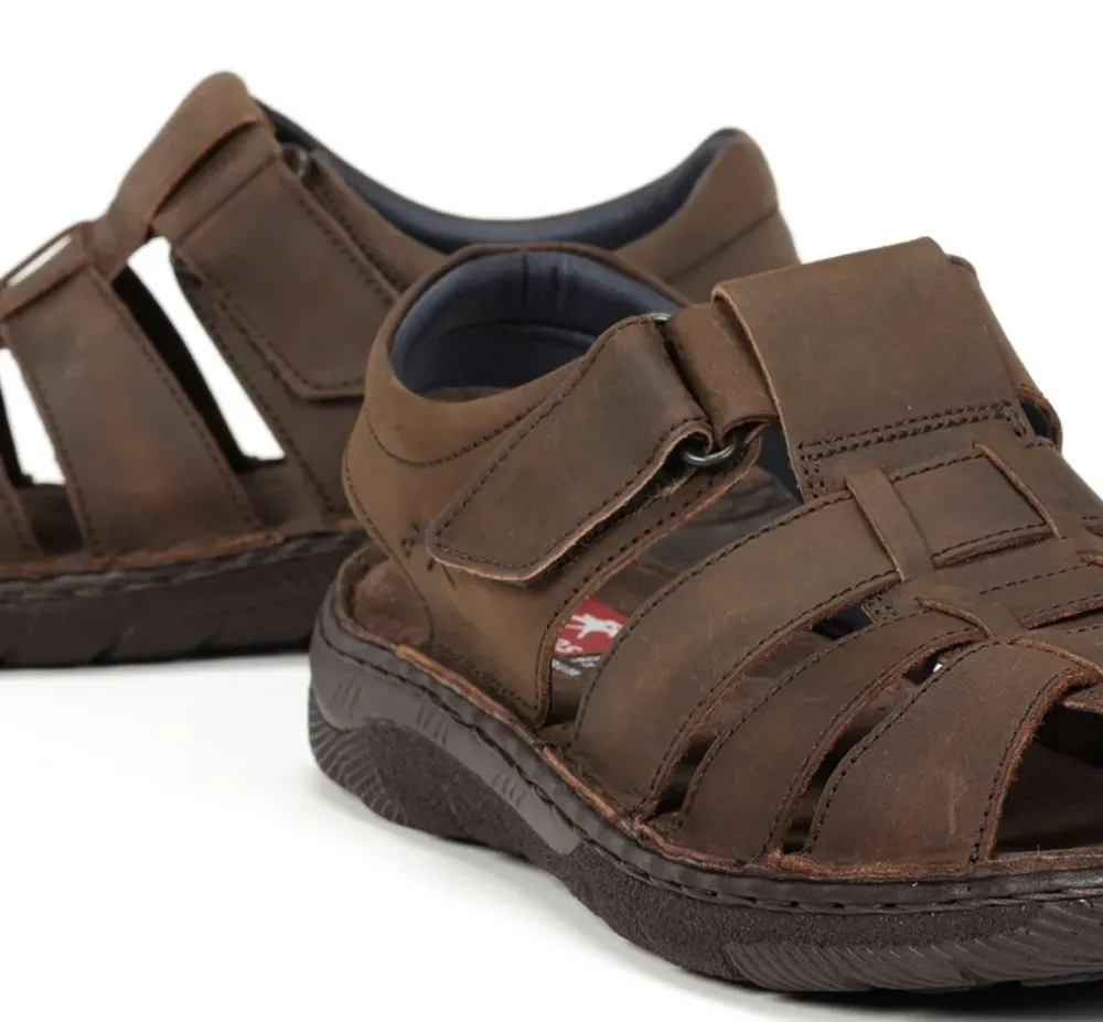 Fluchos Hombre>KEOPS F1754 Sandalia Marrón