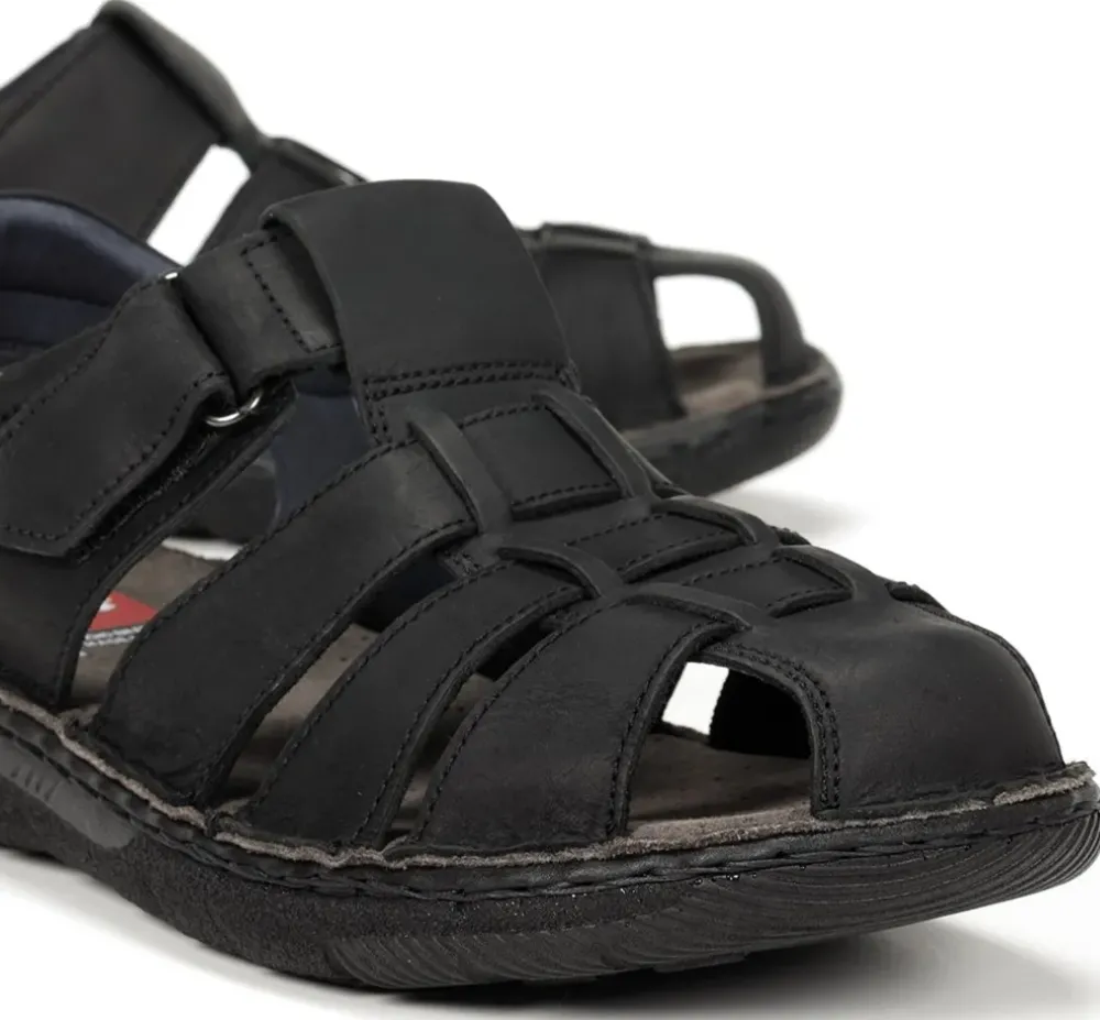 Fluchos Hombre>KEOPS F1754 Sandalia Negra