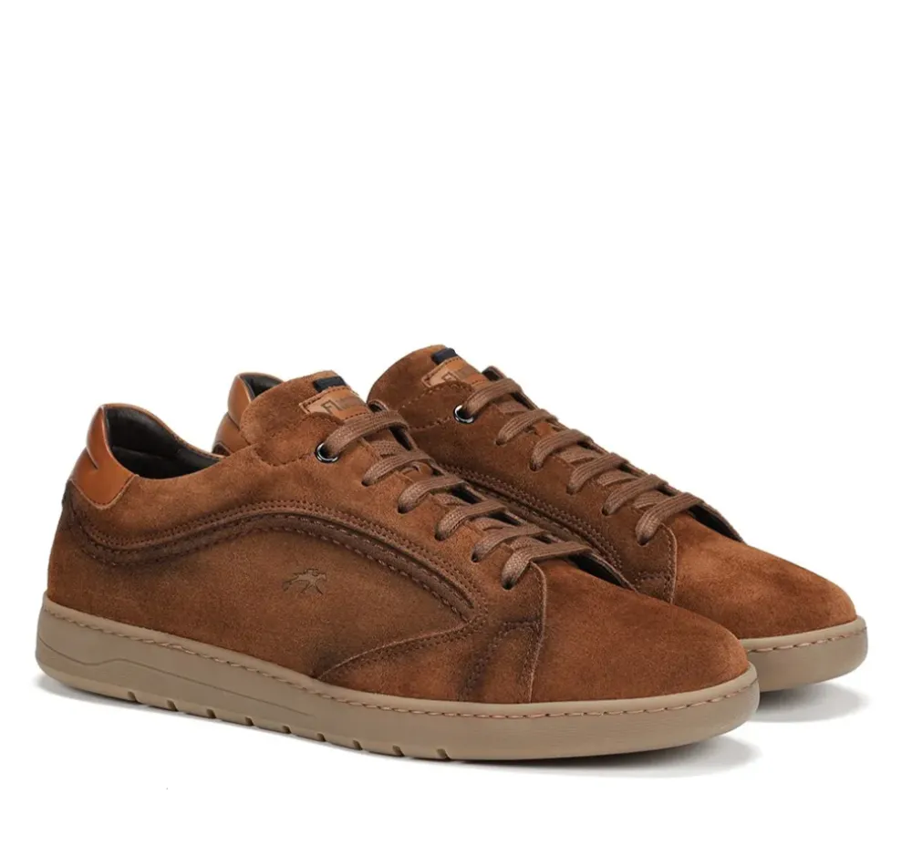 Fluchos Hombre>LEO F1721 Zapato Marrón