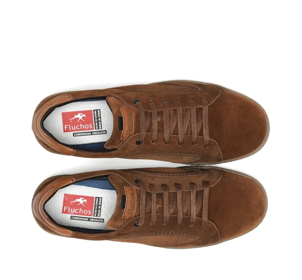 Fluchos Hombre>LEO F1721 Zapato Marrón
