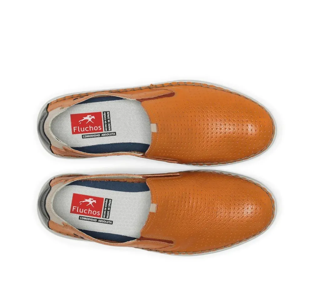 Fluchos Hombre>LESTER F1719 Slip On Naranja