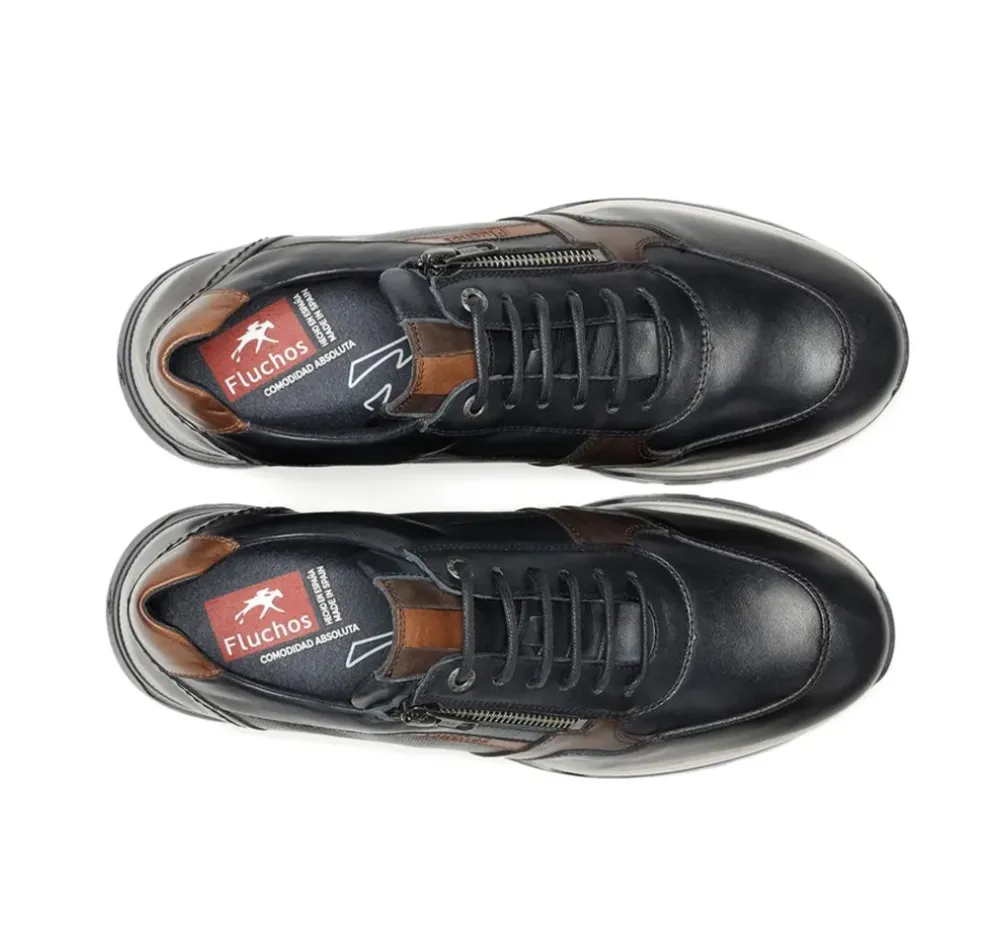 Fluchos Cordones|Calzado Casual>LOUIS F1600 Deportivo Azul