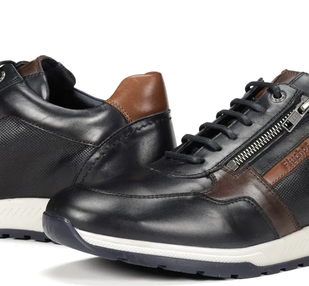 Fluchos Cordones|Calzado Casual>LOUIS F1600 Deportivo Azul