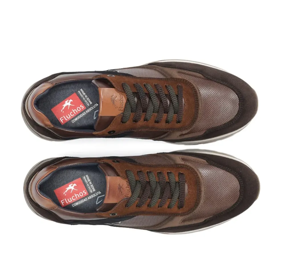 Fluchos Calzado Casual|Cordones>LOUIS F1959 Deportivo Marrón