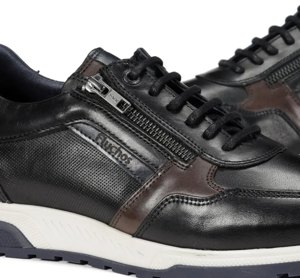 Fluchos Calzado Casual|Cordones>LOUIS F1600 Deportivo Negro