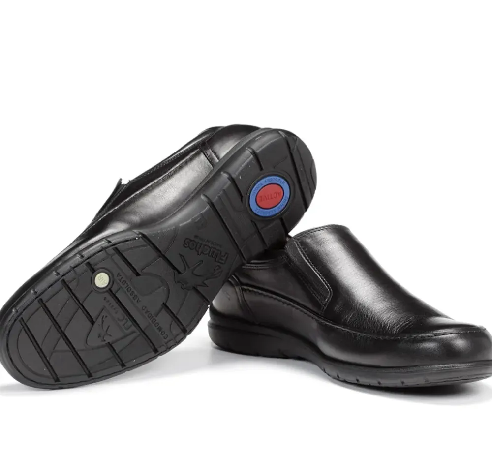 Fluchos Originals|Zapatillas Slip On Hombre>LUCA 8499 Slip On Negro