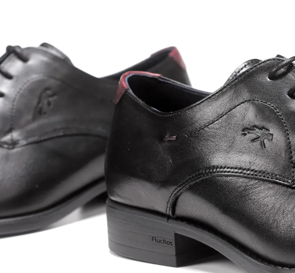 Fluchos Calzado Vestir|Zapatos>LUKE F1055 Zapato Negro