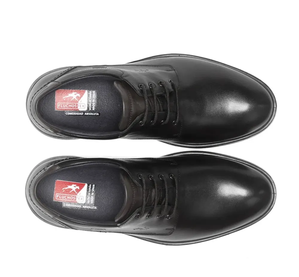 Fluchos Impermeable|Calzado Casual>MAGNUS F1304 Zapato Negro
