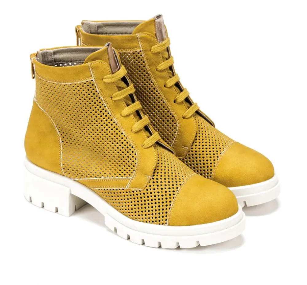 Fluchos Mujer>NIDUS D8734 Botín Amarillo
