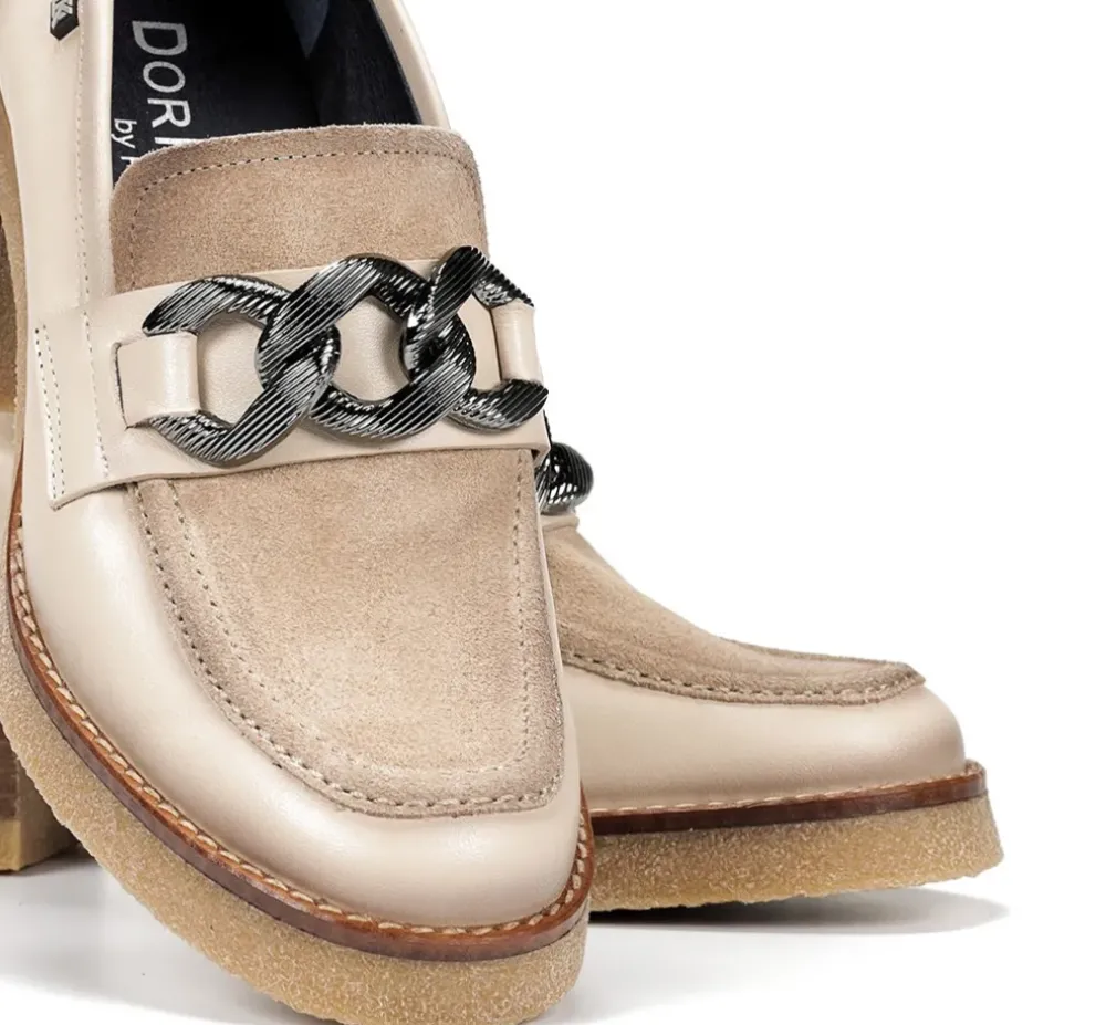Fluchos Dorking By Fluchos|Calzado Casual>OPRAH D9193 Mocasín Taupe