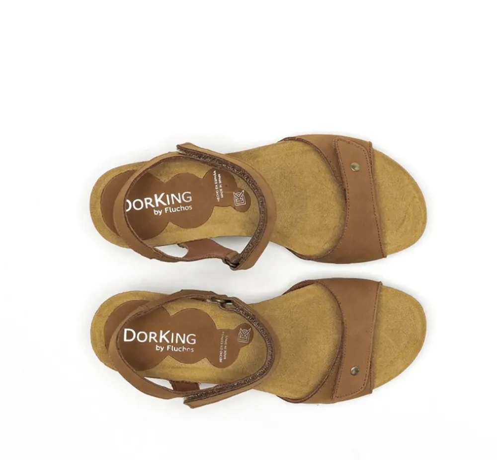 Fluchos Mujer>PALMA D8552 Sandalia Marrón