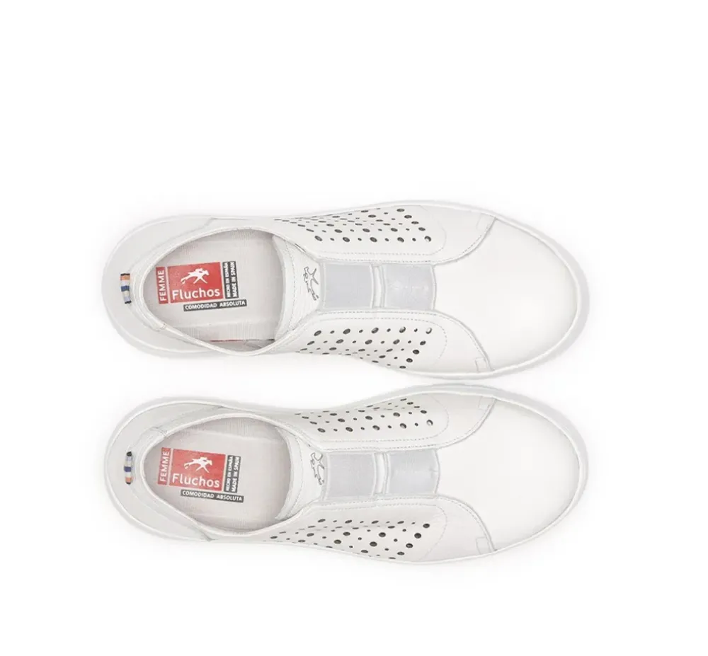 Fluchos Mujer>POMPAS F1423 Deportivo Blanco