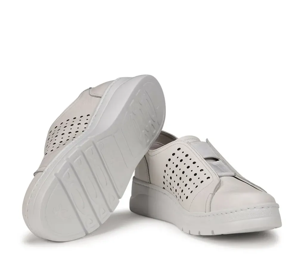 Fluchos Mujer>POMPAS F1423 Deportivo Blanco