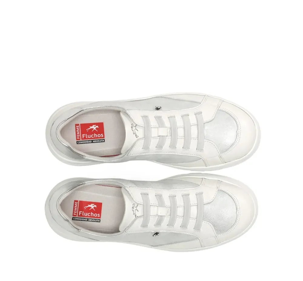 Fluchos Mujer>POMPAS F1918 Deportivo Blanco