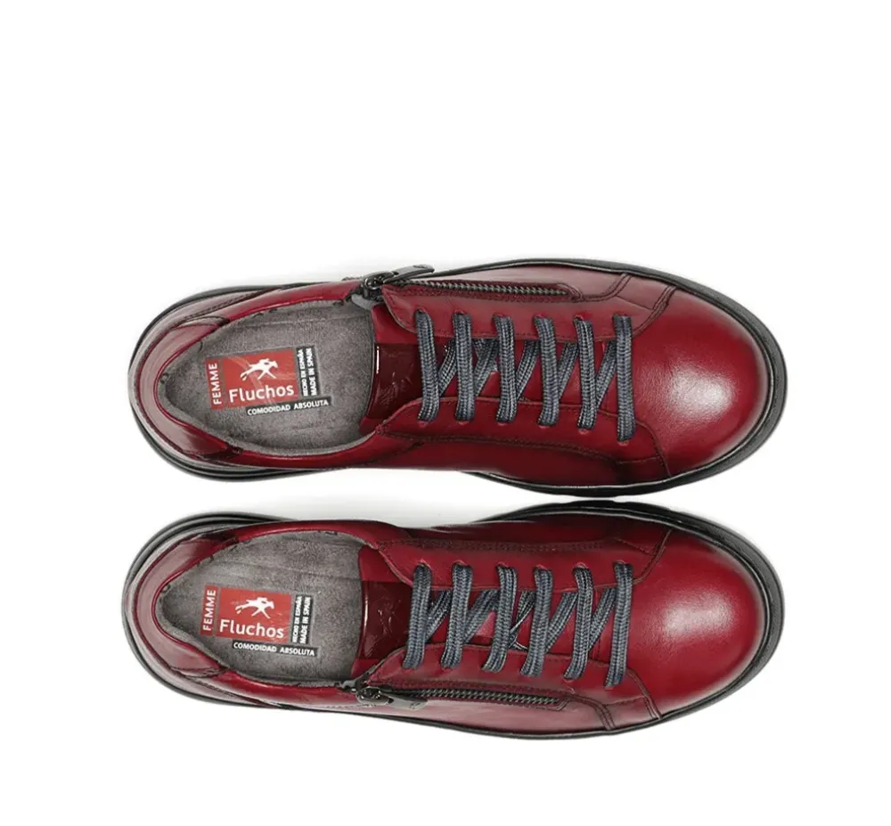 Fluchos Mujer>POMPAS F1666 Deportivo Rojo