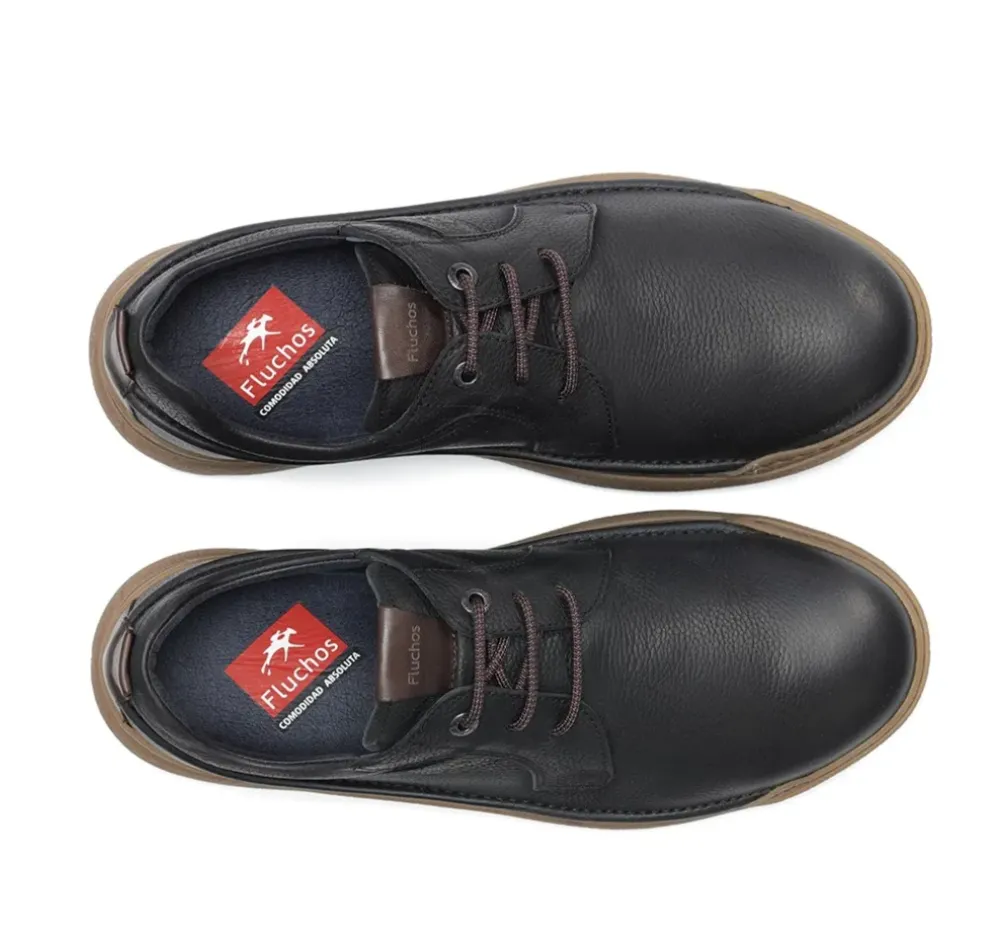Fluchos Calzado Casual|Zapatos>ROCKY F2033 Zapato Negro