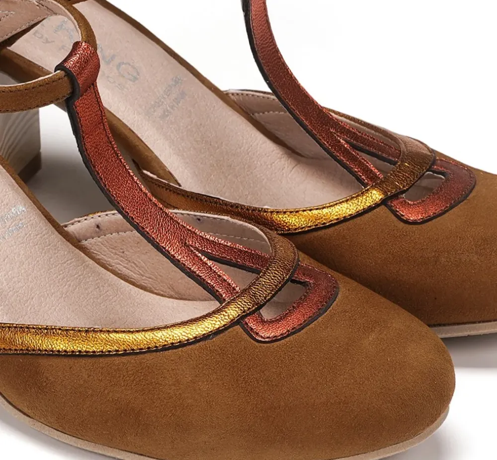 Fluchos Mujer>RODIN D8743 Zapato Marrón