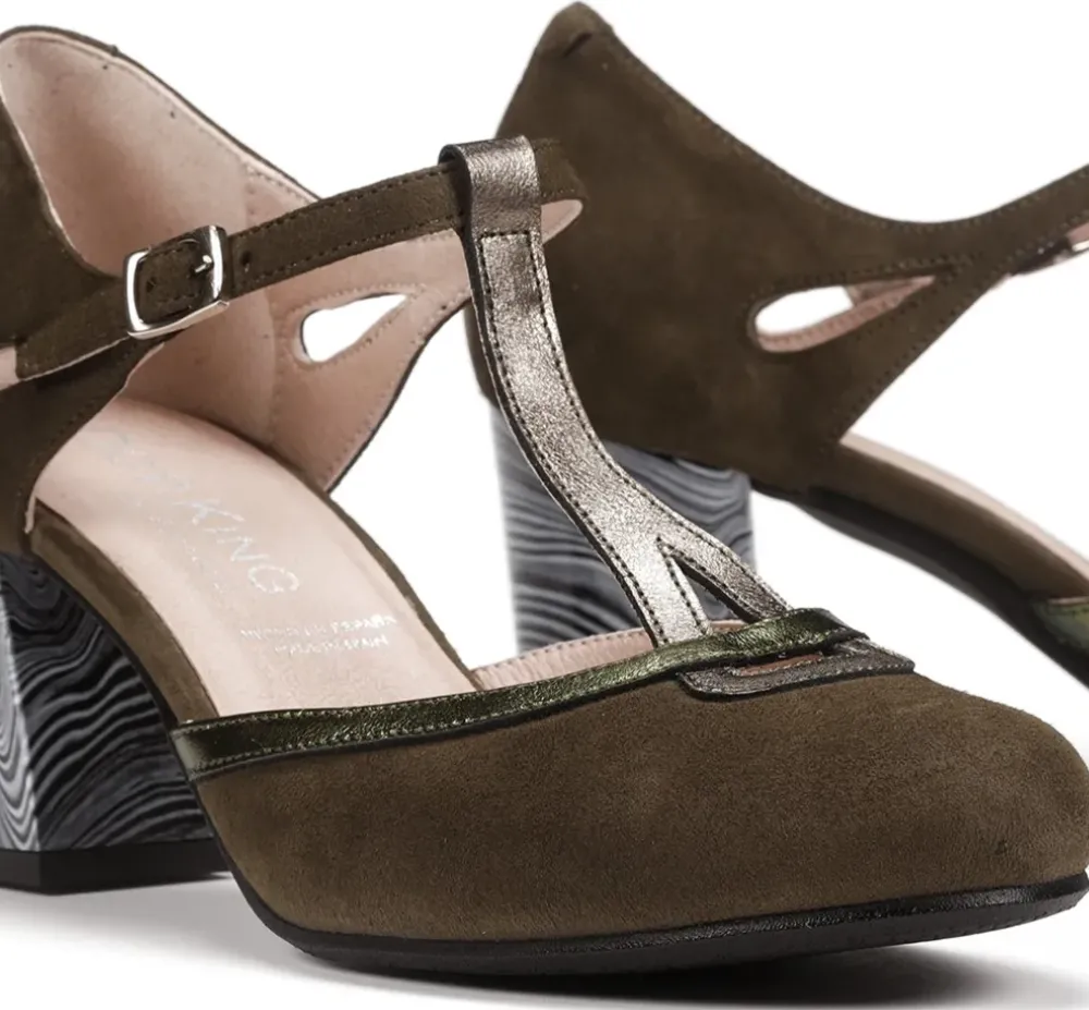 Fluchos Mujer>RODIN D8743 Zapato Verde