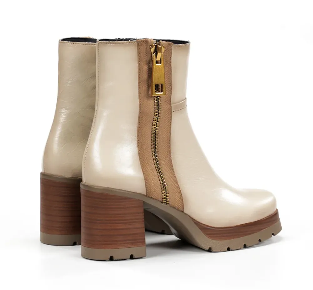 Fluchos Dorking By Fluchos|Calzado Casual>SAFE D9413 Botín Taupe