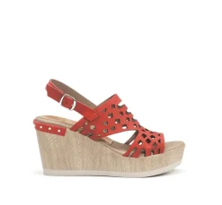 Fluchos Mujer>SALMA D7756 Cuña Roja