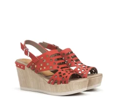 Fluchos Mujer>SALMA D7756 Cuña Roja
