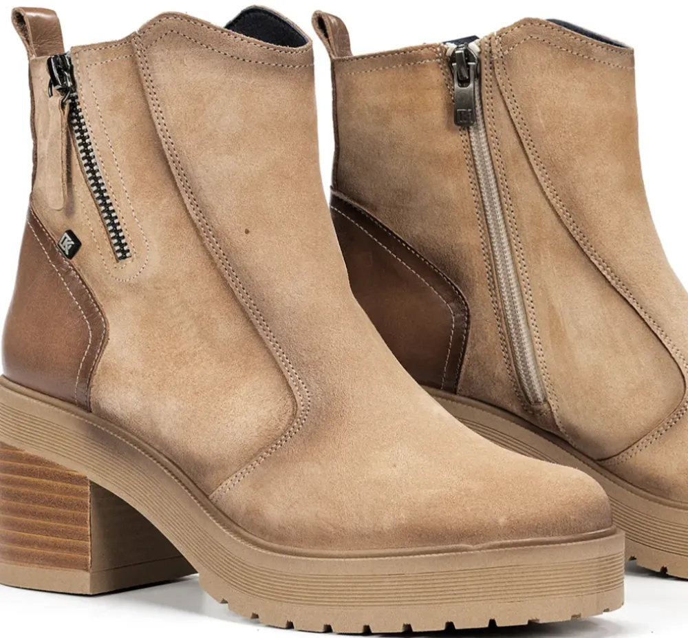 Fluchos Dorking By Fluchos|Calzado Casual>SARAH D9353 Botín Taupe