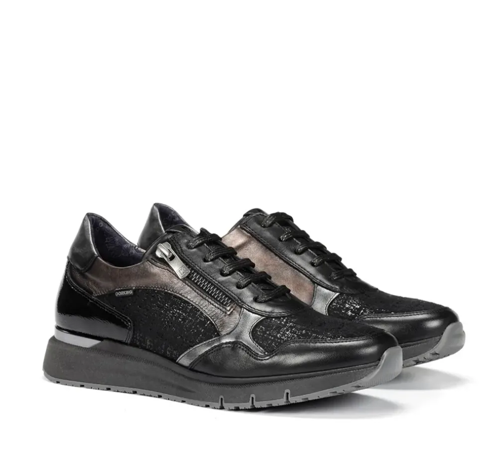 Fluchos Dorking By Fluchos|Calzado Casual>SERENA D9213 Deportivo Negro