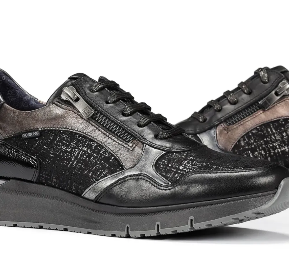 Fluchos Dorking By Fluchos|Calzado Casual>SERENA D9213 Deportivo Negro