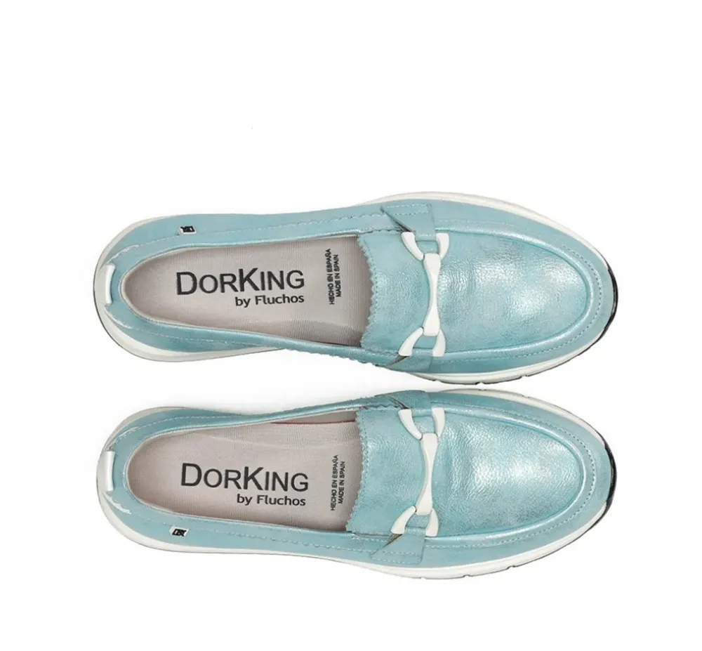 Fluchos Mujer>SERENA D9047 Mocasín Azul