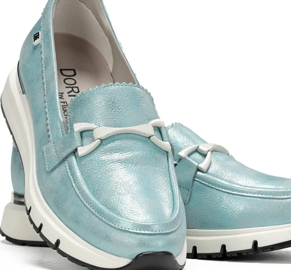 Fluchos Mujer>SERENA D9047 Mocasín Azul