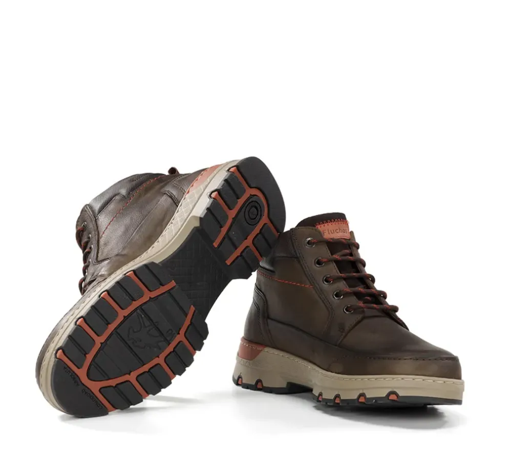 Fluchos Calzado Casual|Botines>SIGURD F1844 Botín Verde
