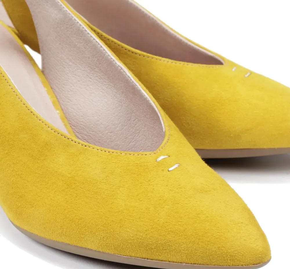 Fluchos Mujer>SOFI D7806 ZapatodeTacón Amarillo