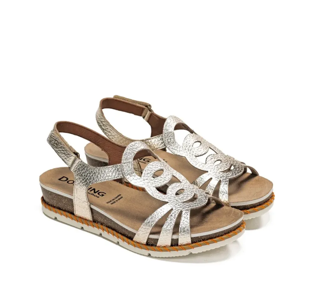 Fluchos Mujer>SPORT D9322 Sandalia Dorada