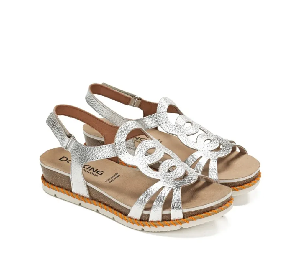 Fluchos Mujer>SPORT D9322 Sandalia Plata