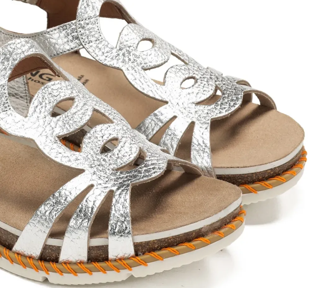 Fluchos Mujer>SPORT D9322 Sandalia Plata