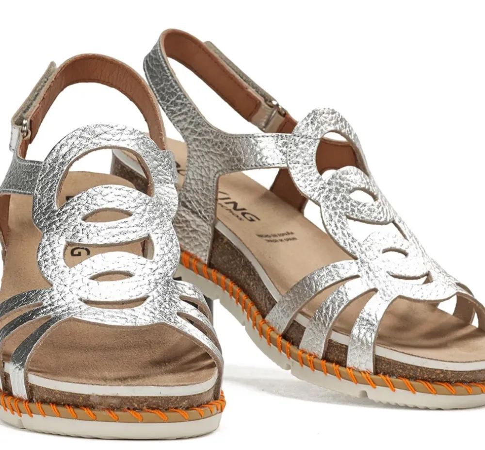 Fluchos Mujer>SPORT D9322 Sandalia Plata